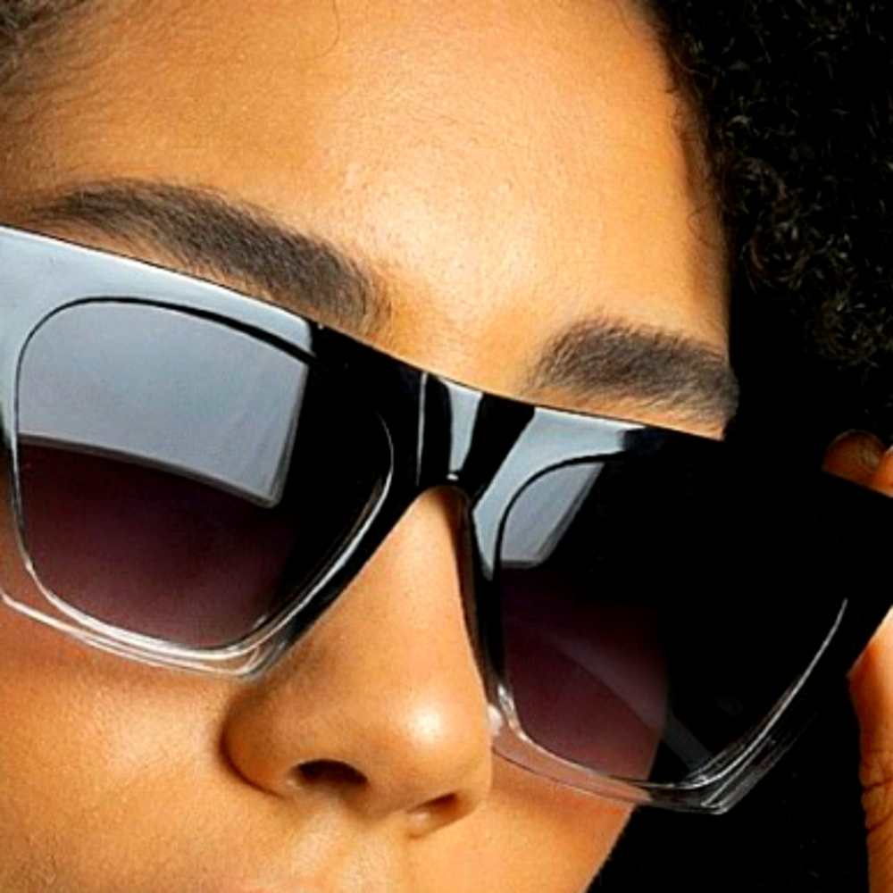 🌺Polo55 A Turkey branded  Two tone dark sunglasses